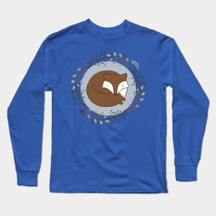 Sleepy Fox Long Sleeve T-Shirt